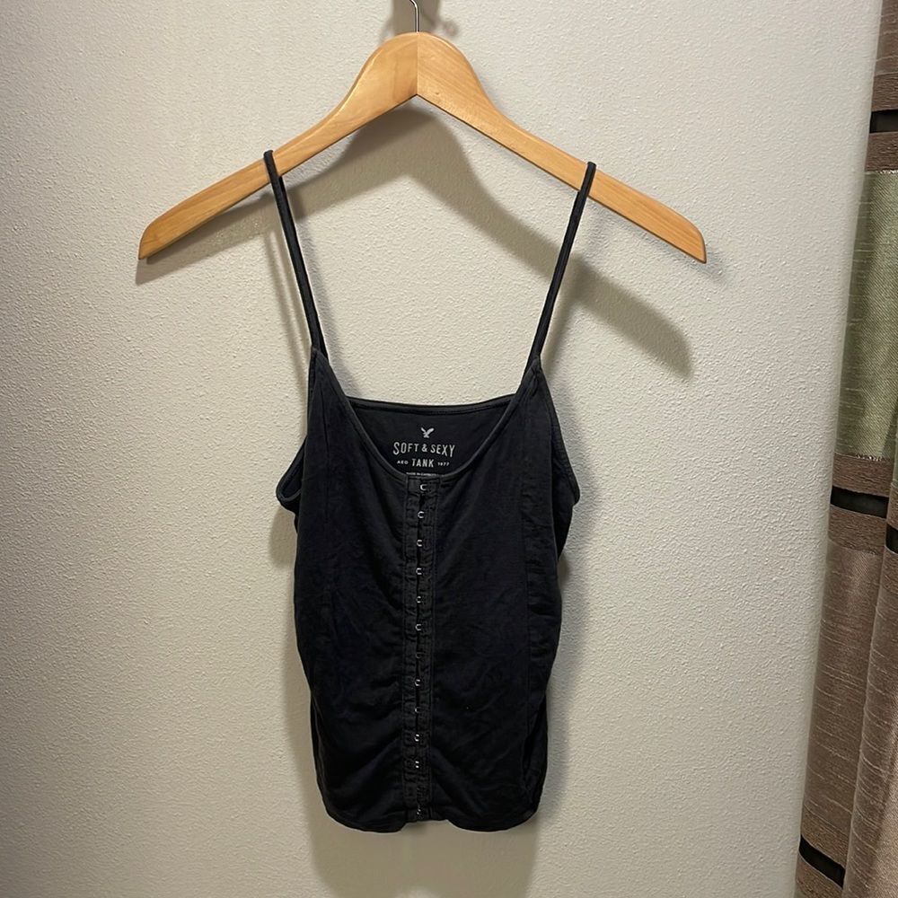 American Eagle outfitters gray tank top